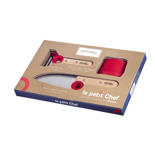 Opinel SET "LE PETIT CHEF" ROUGE (001746)