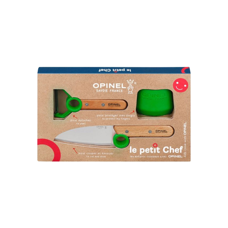 Opinel SET "LE PETIT CHEF" VERT (002577)