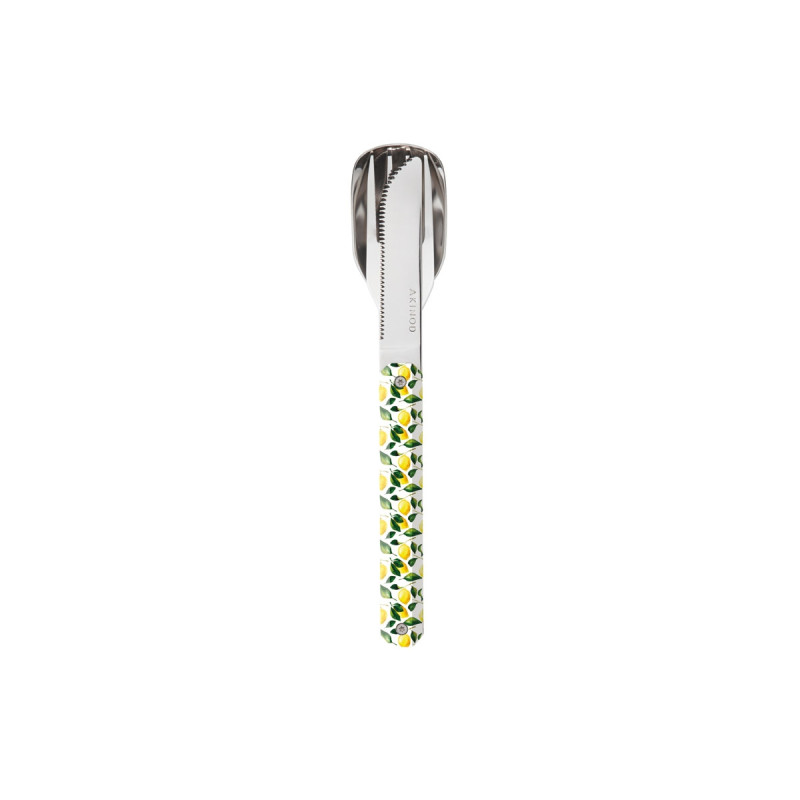 Akinod MAGNETIC STRAIGHT CUTLERY 12H34 MIRROR Citrons