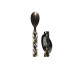 Akinod MULTIFUNCTION CUTLERY 13H25 BLACK MIRROR Camo Vert
