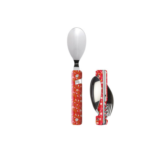 Akinod MULTIFUNCTION CUTLERY 13H25 MIRROR Heliantheme Rouge