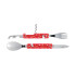 Akinod MULTIFUNCTION CUTLERY 13H25 MIRROR Heliantheme Rouge