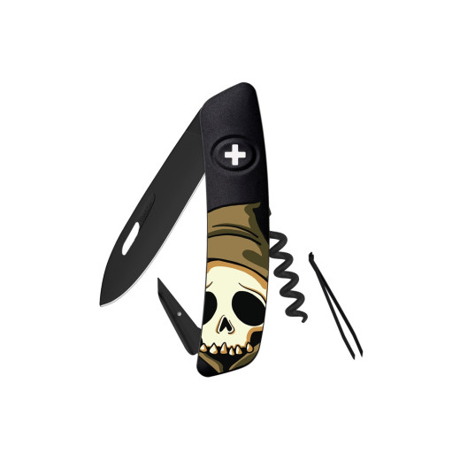 Swiza D01 AB HALLOWEEN Skull Head Black