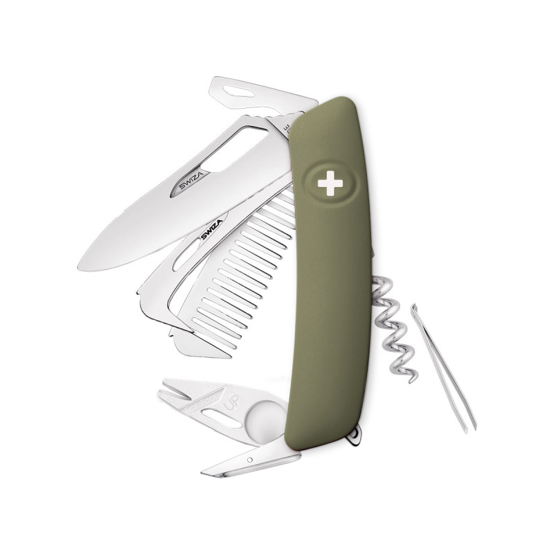 Swiza SH09R-HTT HORSE & TICK TOOL Olive