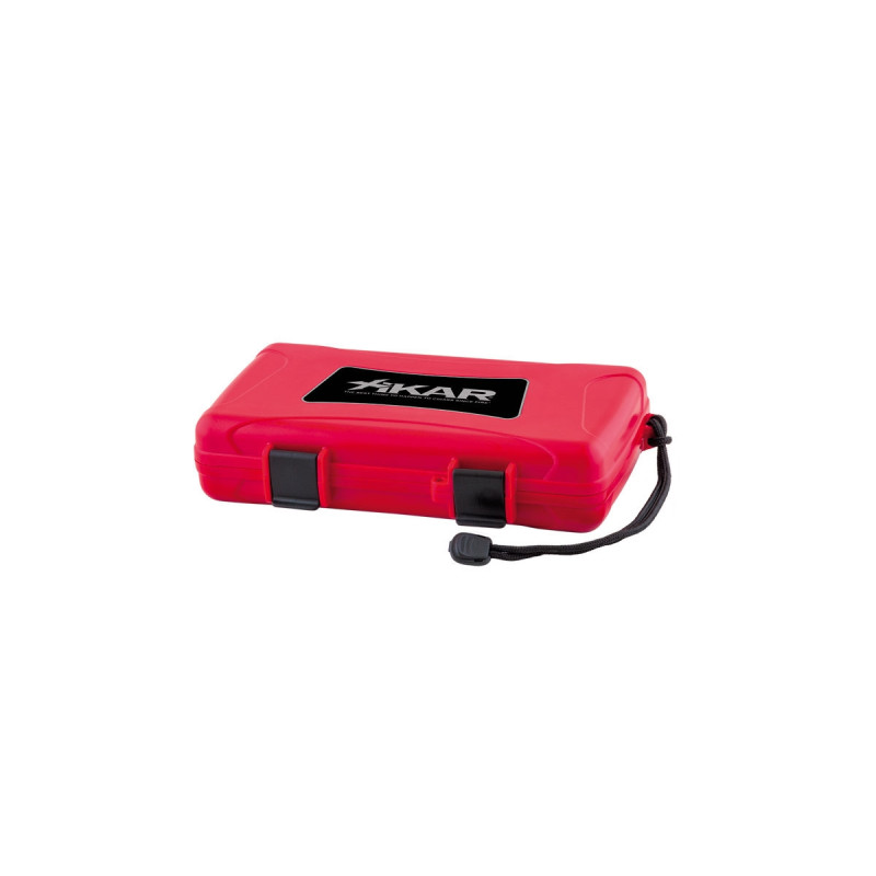 Xikar UMIDIFICATORE DA VIAGGIO X 5 SIGARI Red