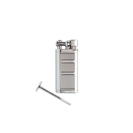 Xikar ACCENDINO x PIPA PIPELINE FLINT Chrome Silver