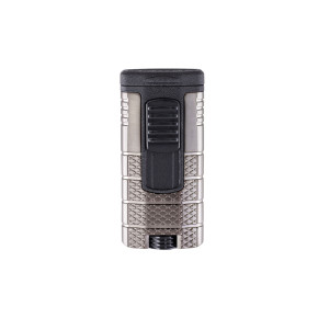 Xikar ACCENDISIGARI TACTICAL TRIPLE Gunmetal & Black