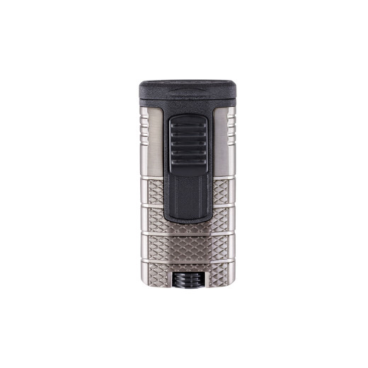 Xikar ACCENDISIGARI TACTICAL TRIPLE Gunmetal & Black