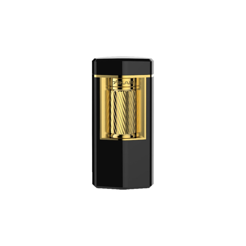 Xikar ACCENDISIGARI MERIDIAN TRIPLE SOFT FLAME Black & Gold