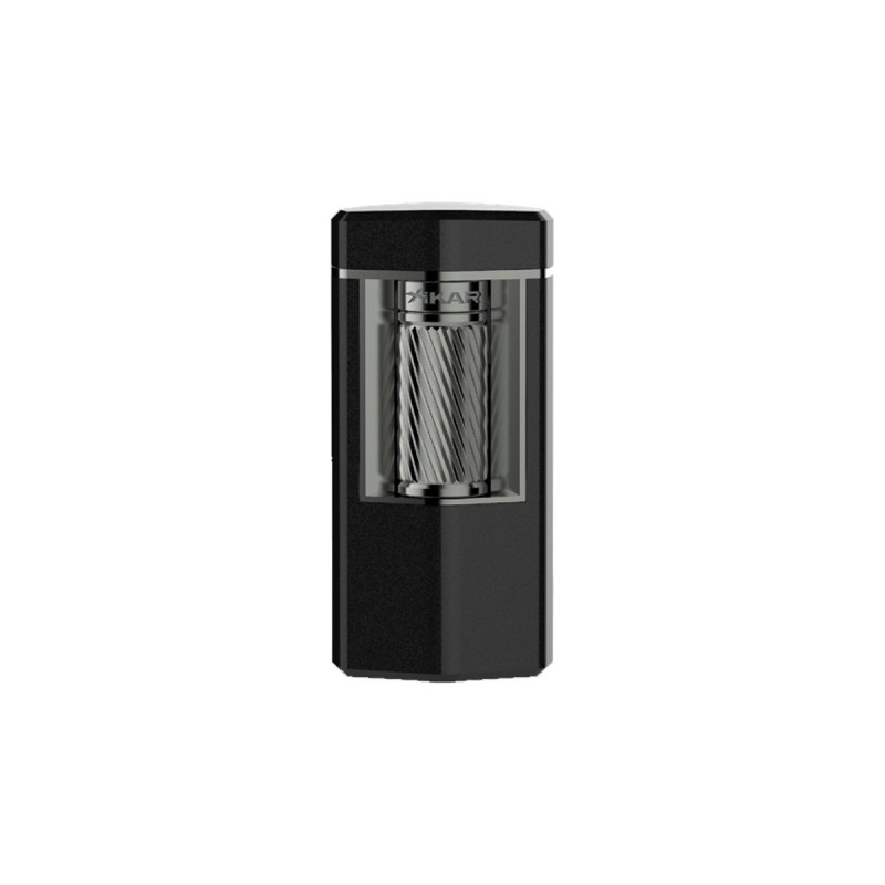 Xikar ACCENDISIGARI MERIDIAN TRIPLE SOFT FLAME Black & Gunmetal