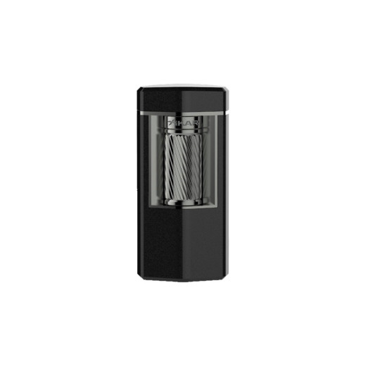 Xikar ACCENDISIGARI MERIDIAN TRIPLE SOFT FLAME Black & Gunmetal