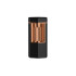 Xikar ACCENDISIGARI MERIDIAN TRIPLE SOFT FLAME Black & Rose Gold