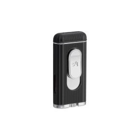 Xikar ACCENDISIGARI HEDRON SOFT+JET Black & Chrome