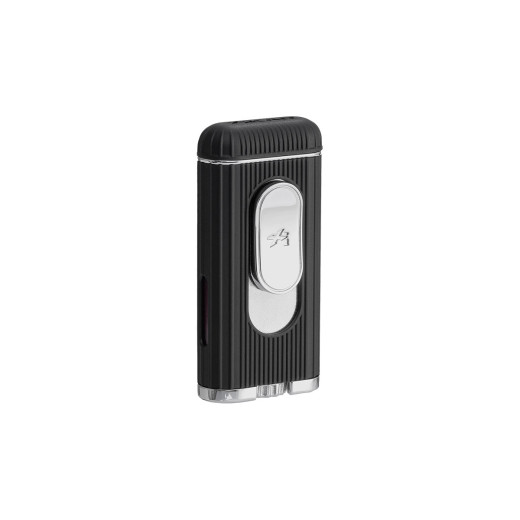 Xikar ACCENDISIGARI HEDRON SOFT+JET Black & Chrome