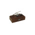 Muela Silverware RIFLE-CARTRIDGE-BACKPACK ON WOODEN BASE