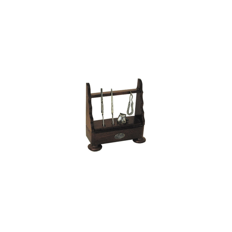Muela Silverware WOODEN RIFLE RACK cm 10x4
