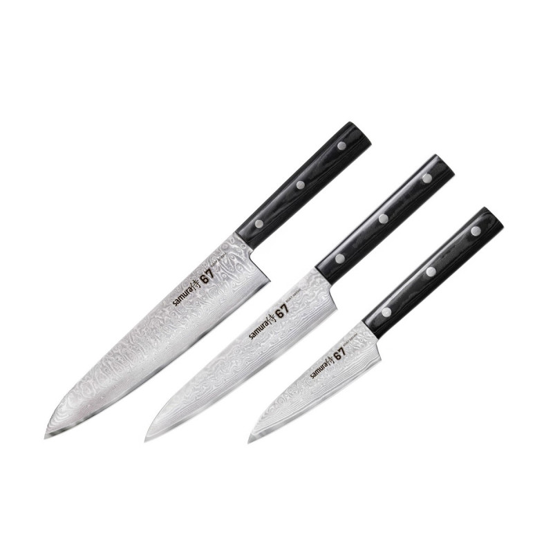 Samura DAMASCUS 67 SET 3 PZ (CUOCO-FILETTARE-SPELUCCHINO)