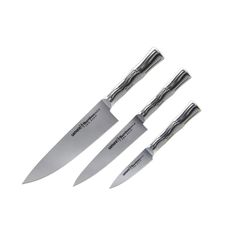 Samura BAMBOO SET 3 PZ (CUOCO-FILETTARE-SPELUCCHINO)