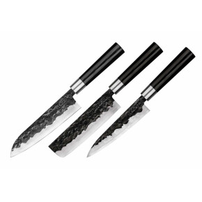 Samura BLACKSMITH SET 3 PZ (NAKIRI-SANTOKU-FILETTARE)