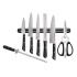 Samura HARAKIRI SUPER SET 8 PZ (5 COLTELLI-FORBICE-ACCIARINO-SUPPORTO) Black