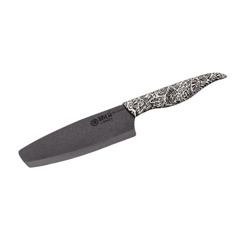 Samura INCA CERAMICA NERO NAKIRI (Nakiri Knife) CM.16,5