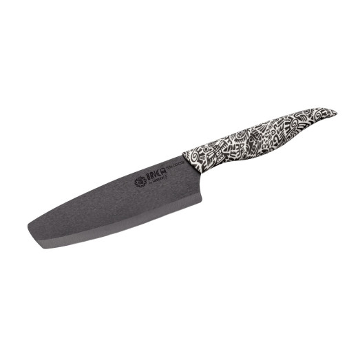 Samura INCA CERAMICA NERO NAKIRI (Nakiri Knife) CM.16,5