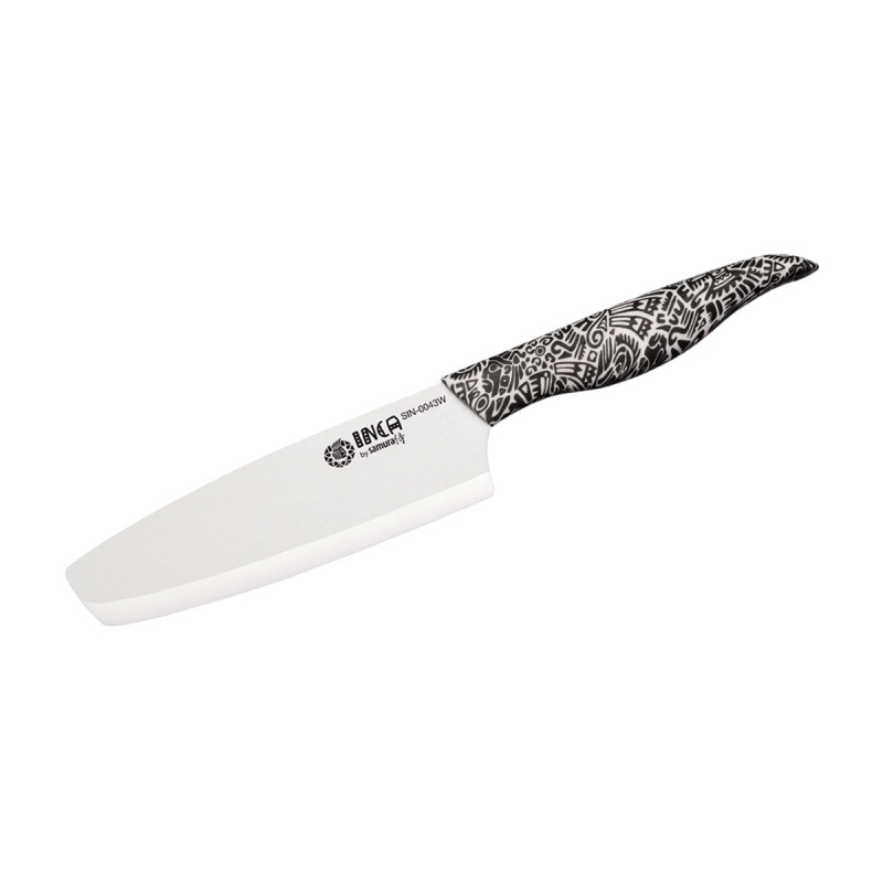 Samura INCA CERAMICA BIANCO NAKIRI (Nakiri Knife) CM.16,5