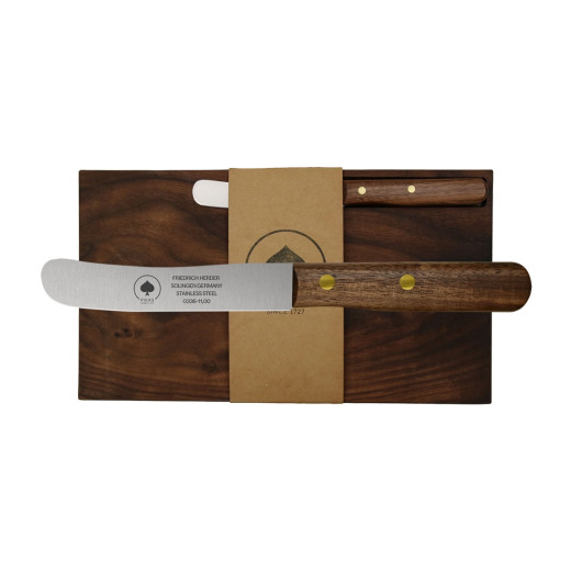 Pikas SET TAGLIERE + COLTELLO HUMPBACK Walnut