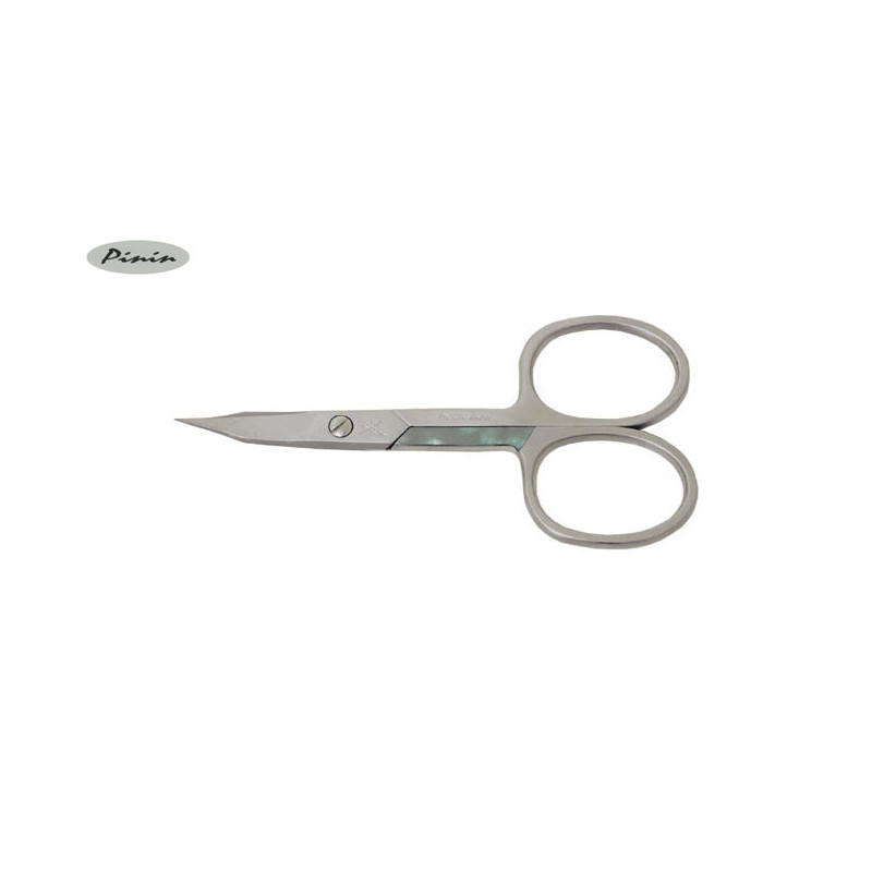 Pinin FORBICI 2 USI INOX CURVE DE LUXE MADREPERLA 3,5"