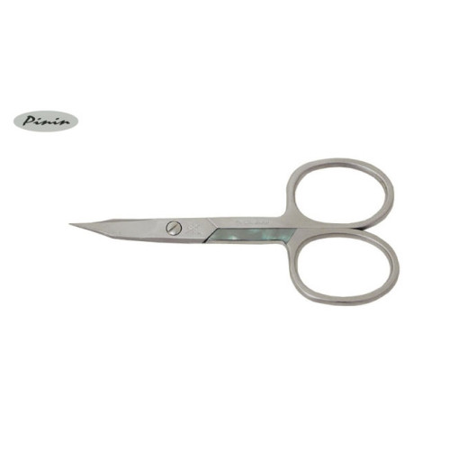 Pinin FORBICI 2 USI INOX CURVE DE LUXE MADREPERLA 3,5"