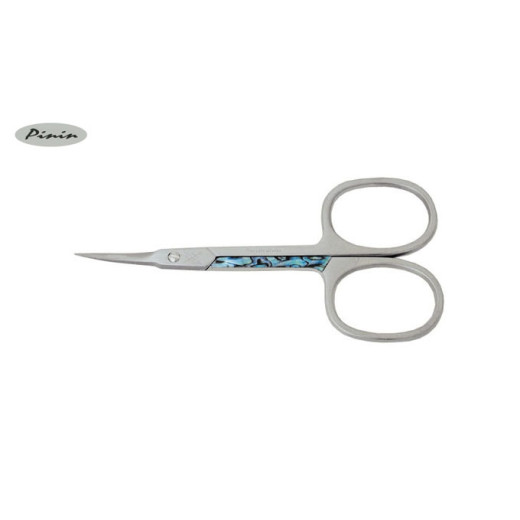 Pinin FORBICI PELLI A LANCIA INOX CURVE DE LUXE ABALONE 3,5"