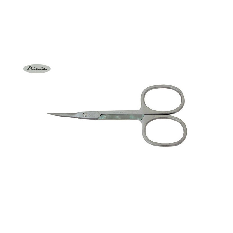 Pinin FORBICI PELLI A LANCIA INOX CURVE DE LUXE MADREPERLA 3,5"