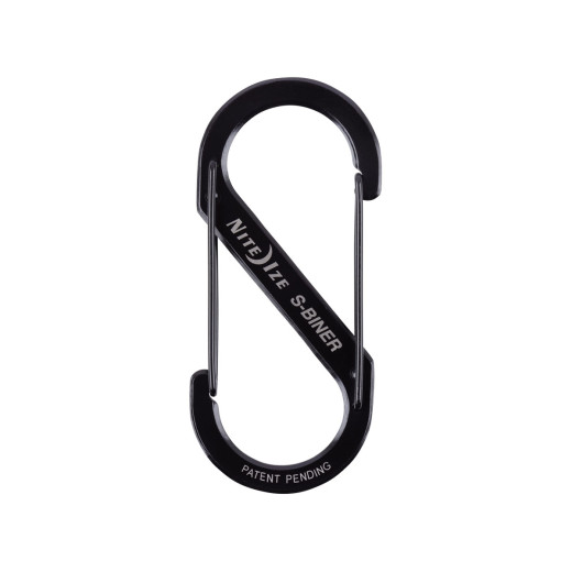 Niteize S-BINER DUAL CARABINER #5 SS Black SB5-03-01