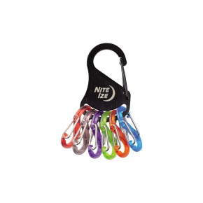 Niteize KEYRACK S-BINER Black KRK2-01-R6