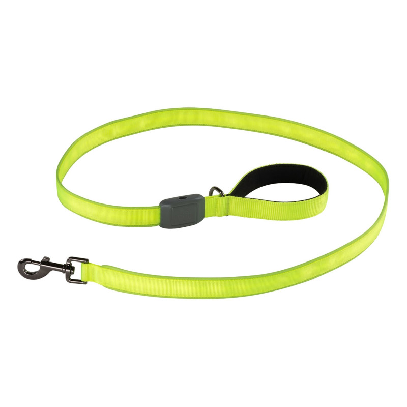 Niteize NITEDOG RECHARGEABLE LED LEASH Lime NDLR-17-R3