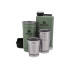 Stanley ADVENTURE PRE-PARTY SHOT GLASS + FLASK SET 6 pz Hammertone Green