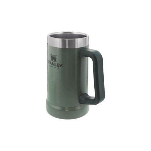 Stanley ADVENTURE BIG GRIP BEER STEIN 24oz /700ml Hammertone Green