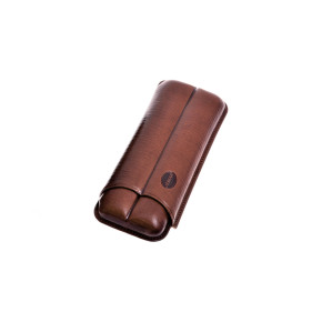 Jemar PORTASIGARI  SCANALATO CUOIO 2 SIGARI 110/2 XL MARRONE