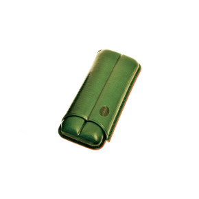 Jemar PORTASIGARI  SCANALATO CUOIO 2 SIGARI 110/2 XL VERDE