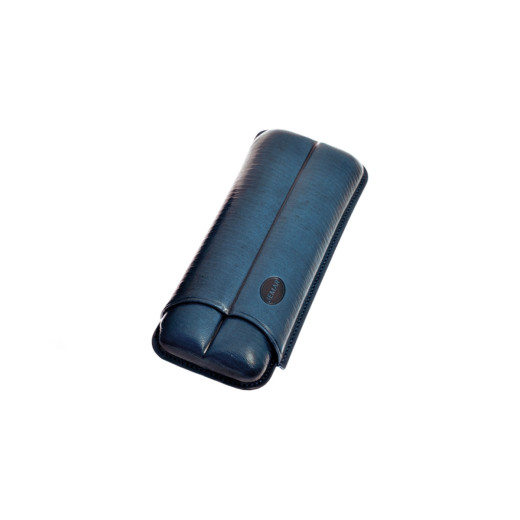 Jemar PORTASIGARI  SCANALATO CUOIO 2 SIGARI 110/2 XL BLU