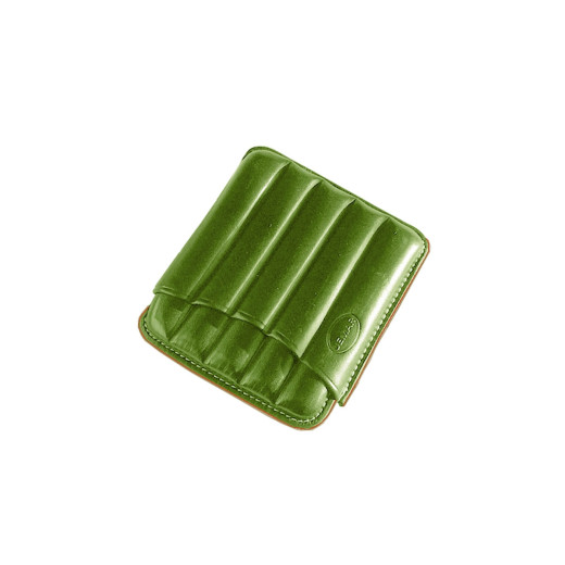 Jemar PORTASIGARI  SCANALATO CUOIO 5 SIGARI TOSCANI 460/5 VERDE