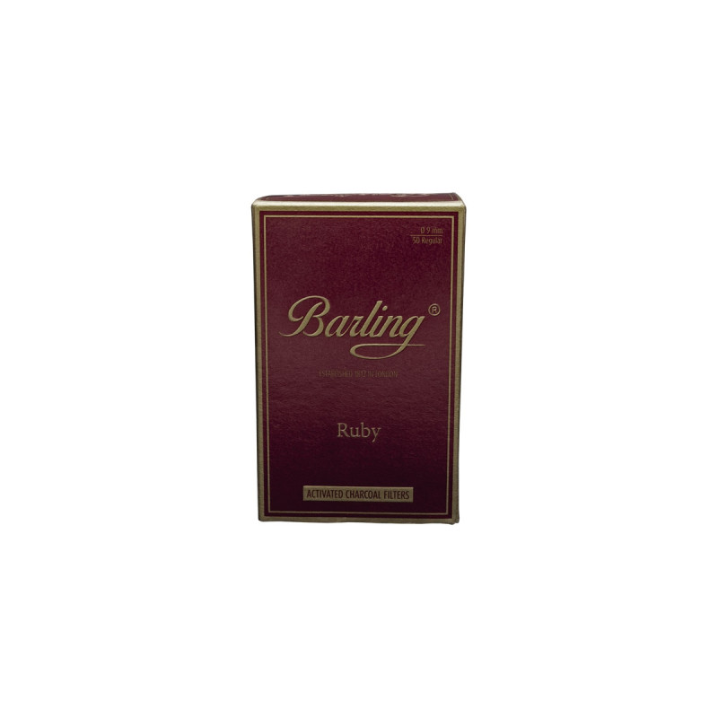 Barling RUBY FILTRO X PIPA CARBONE ATTIVO 9 mm 50 pz (40100)