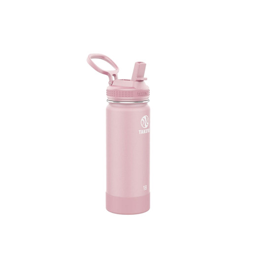Takeya ACTIVES STRAW INSULATED BOTTLE 18oz / 530ml Blush (51201)